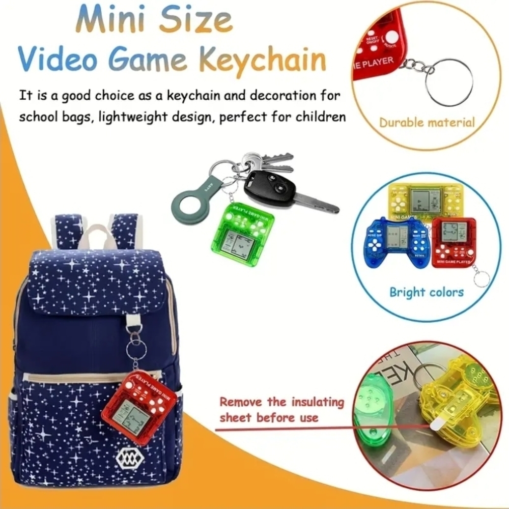 18pcs Handheld Game Keychains - Picture 3 of 6